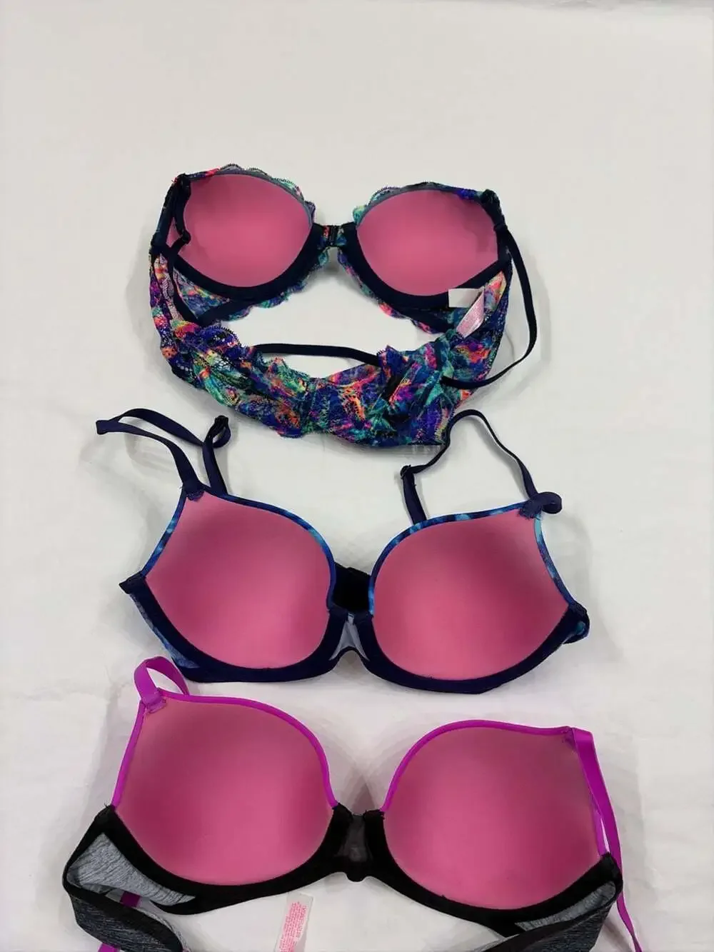 Victoria's Secret Racerback/Wear Everywhere Lightly Lined Bras - 34A (Set of 3)